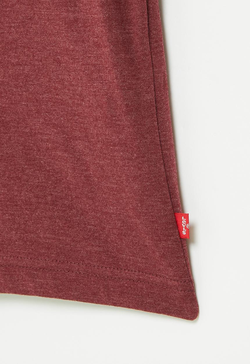 Levi’s® - Lvb checkered logo tee - port heather