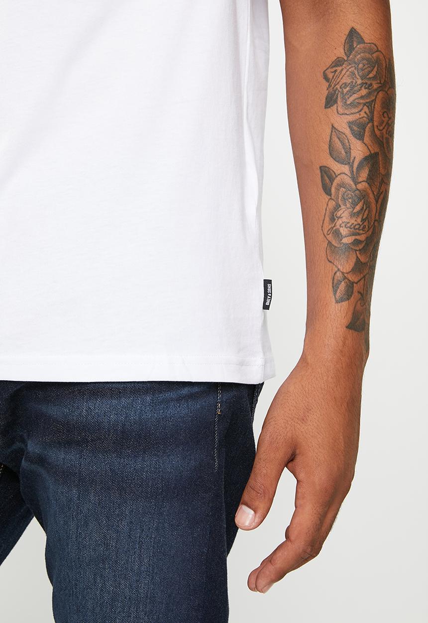 Only & Sons - Onssquidgame reg short sleeve tee - white
