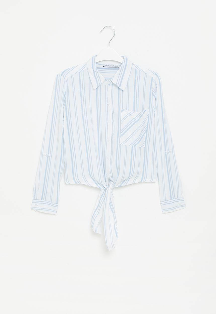 HAILYS - Ls v bl coraly - blue stripe