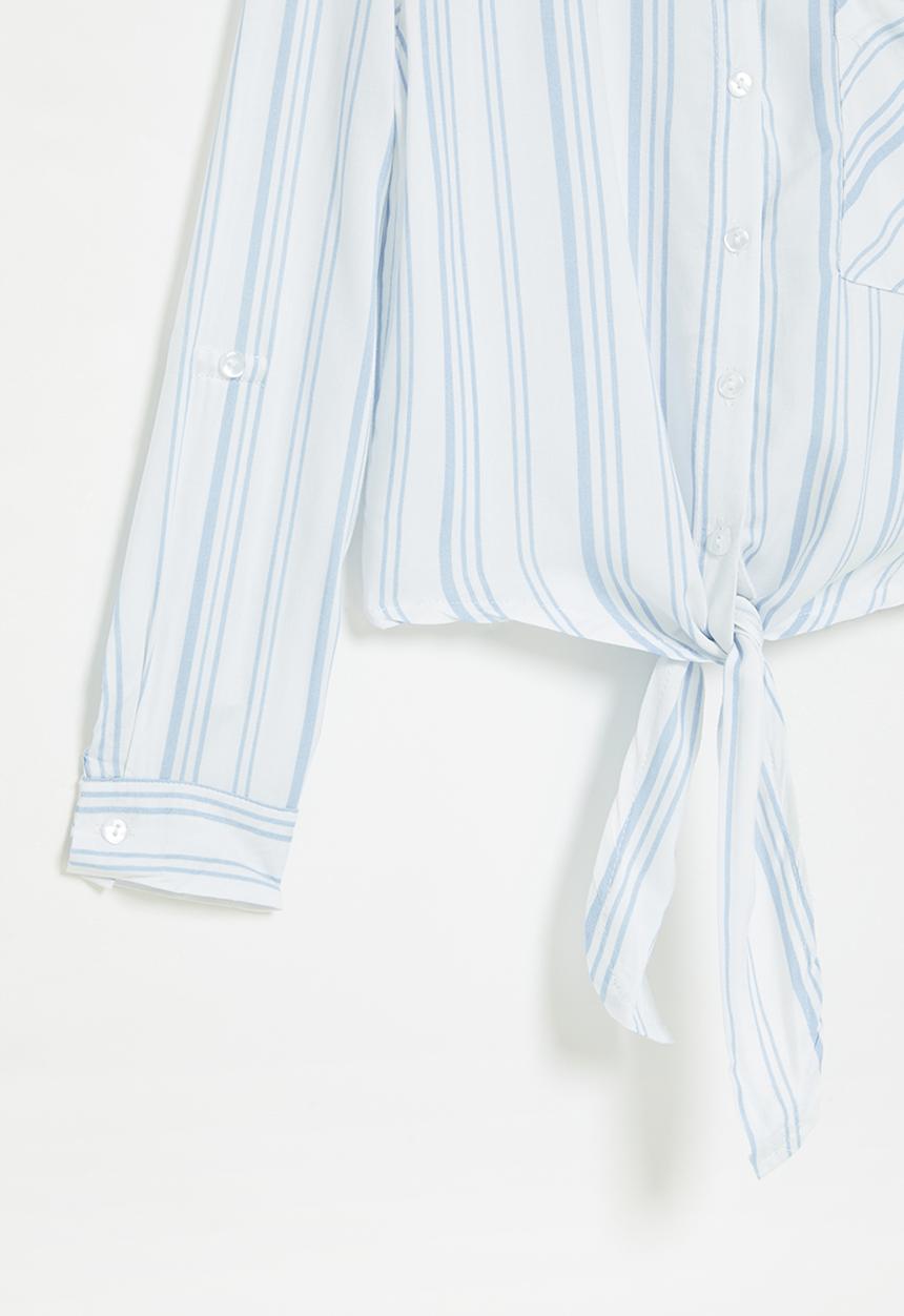 HAILYS - Ls v bl coraly - blue stripe