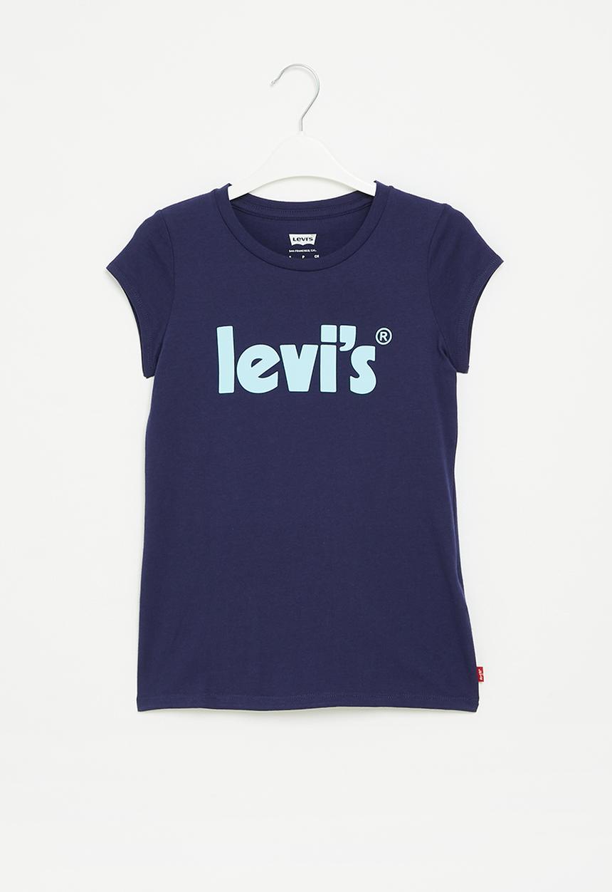 Levi’s® - Lvg basic tee shirt w/poster - medieval blue