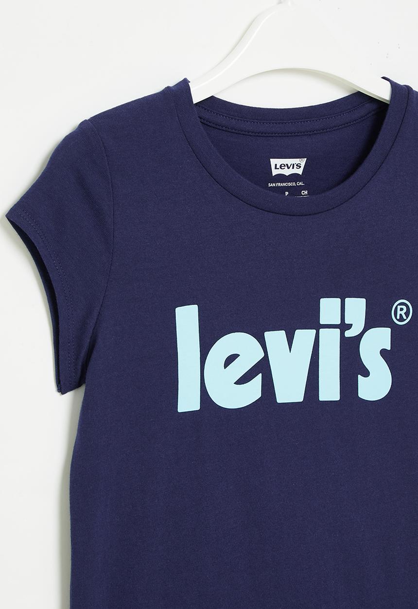 Levi’s® - Lvg basic tee shirt w/poster - medieval blue