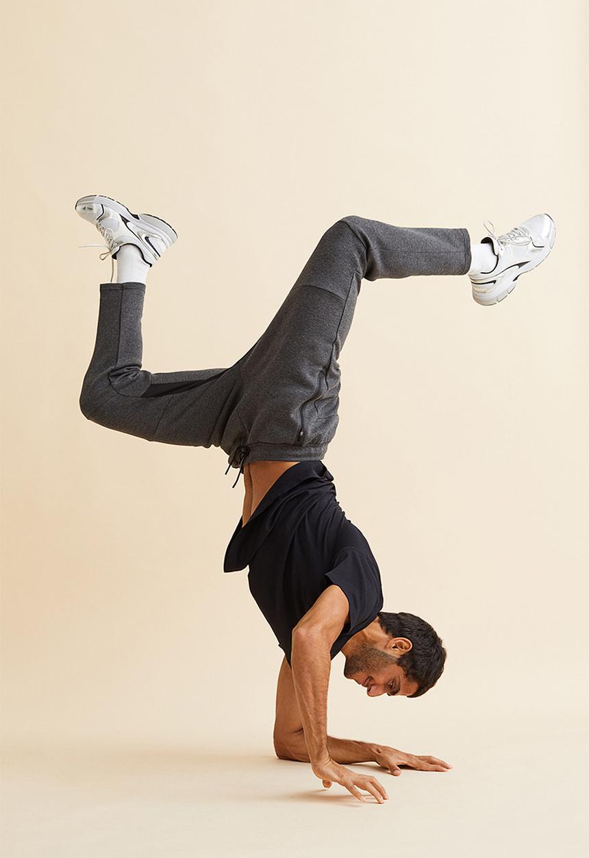 H&M - Sports joggers in drymove™ - dark grey marl