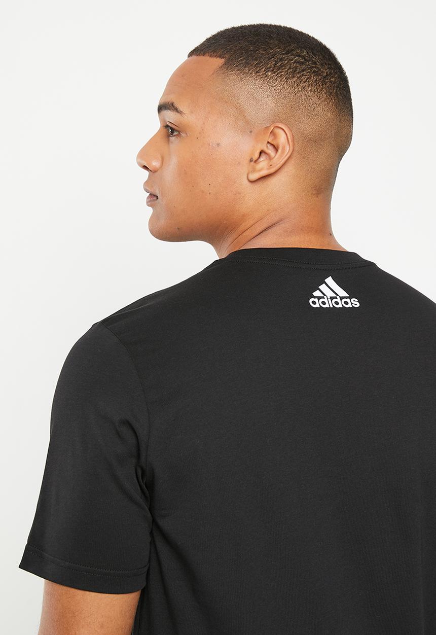 adidas Performance - D2m logo tee - black