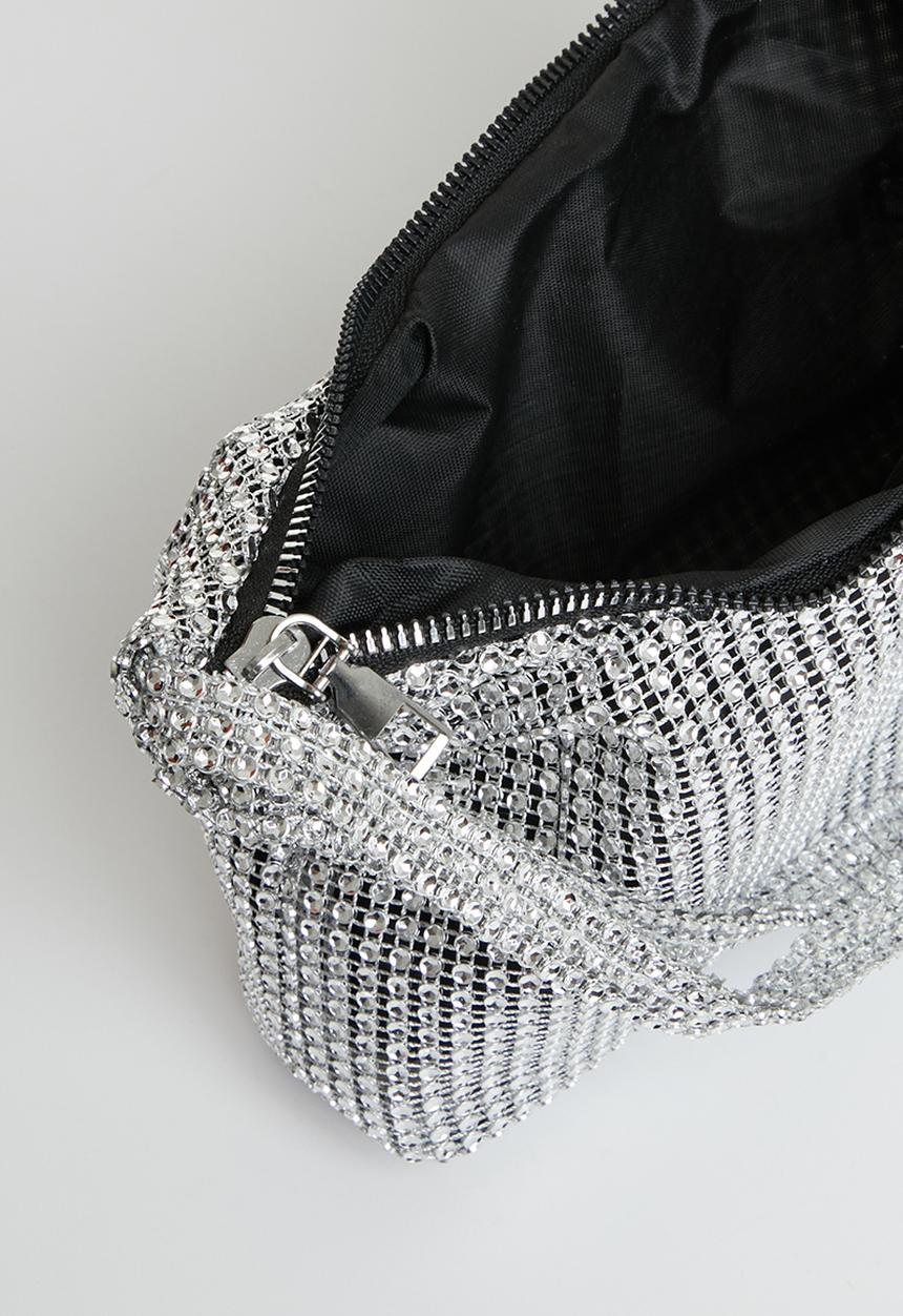 MILLA - Iris shoulder bag - silver