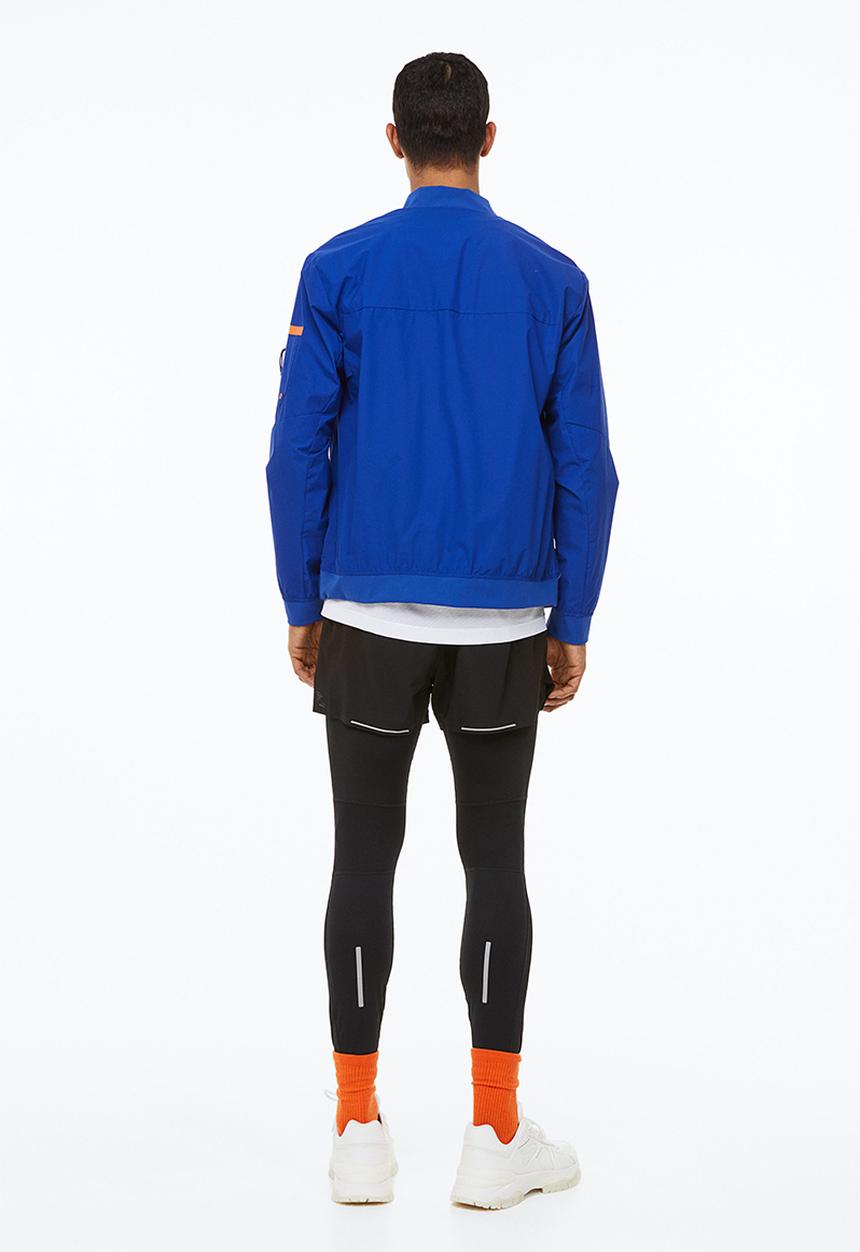 H&M - Fast-drying running tights - black