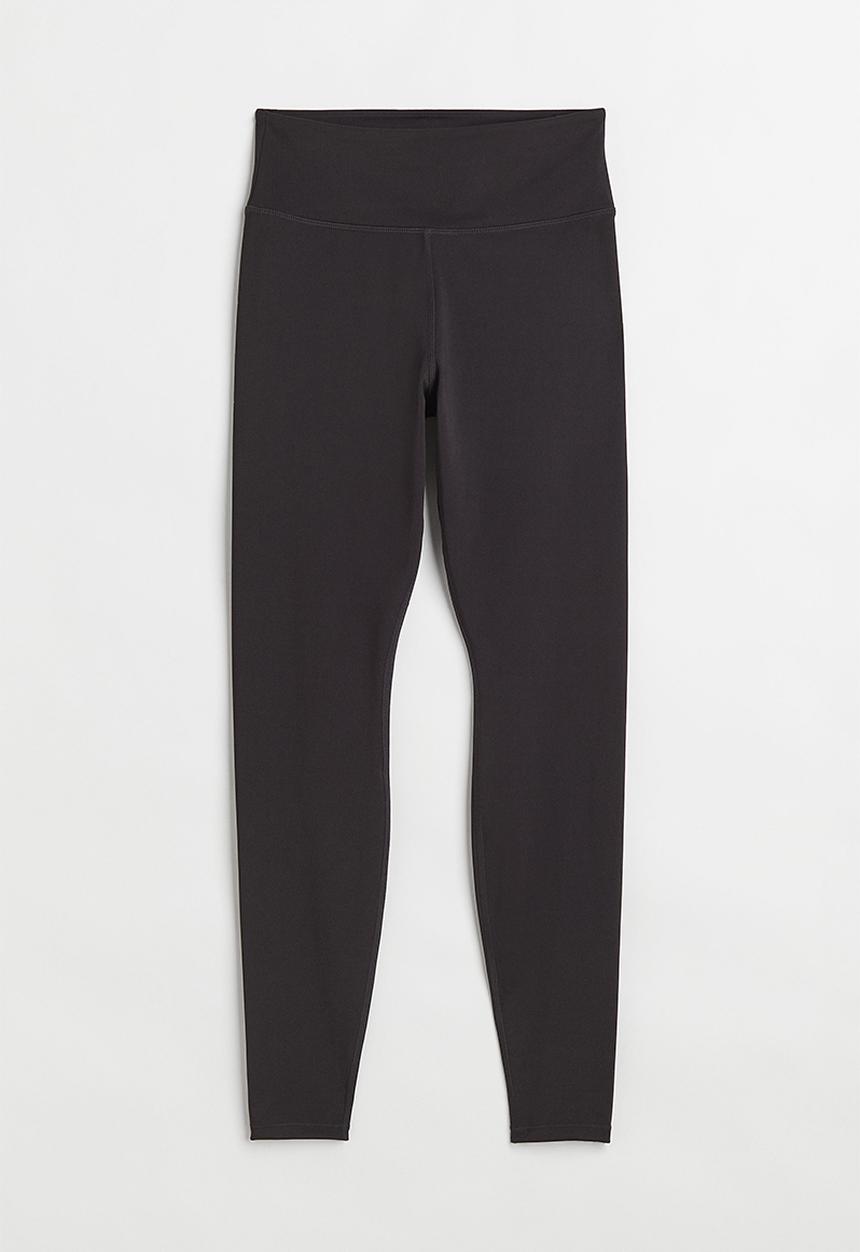 H&M - High waist sports tights - black