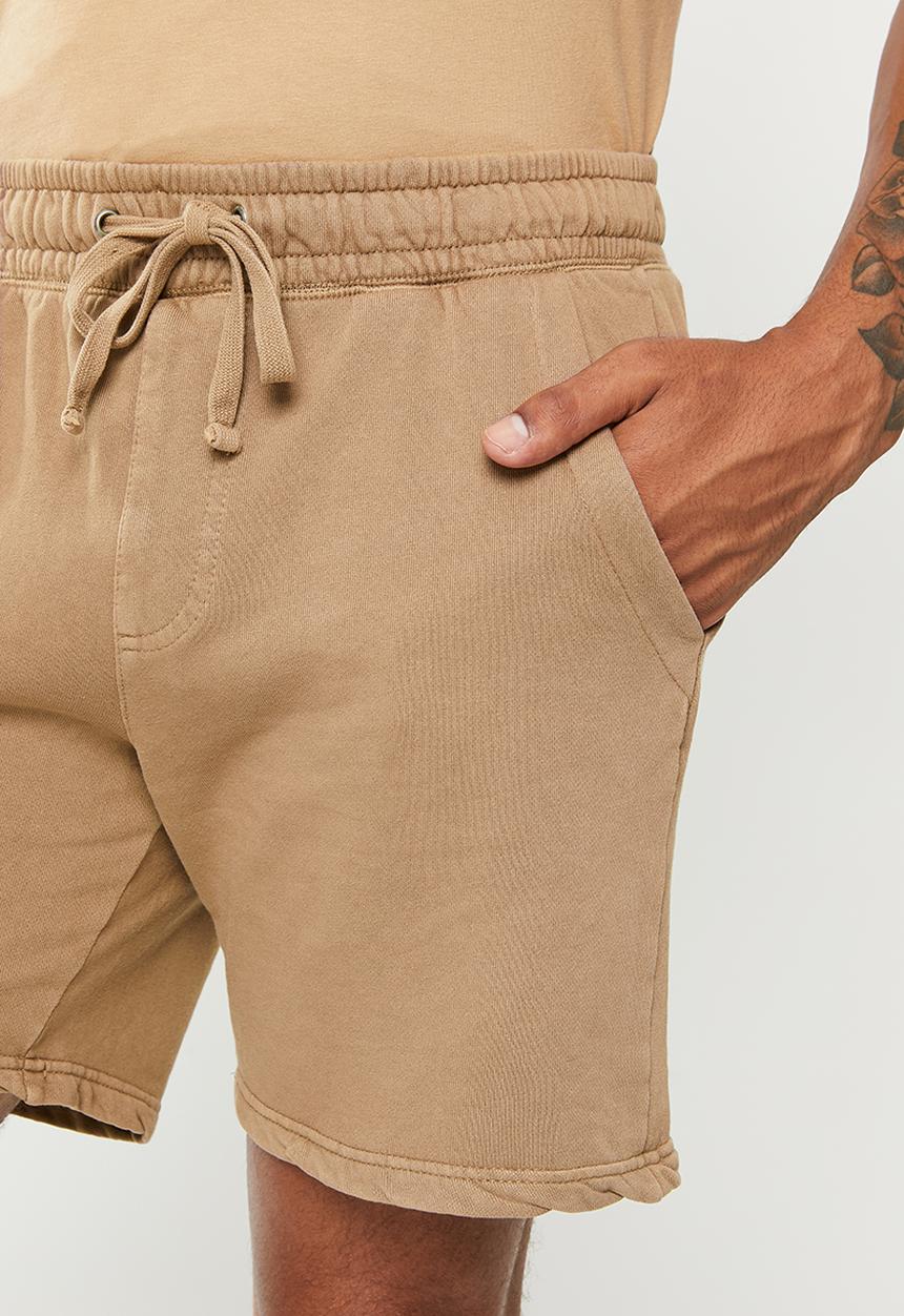 Cotton On - Pigment fleece short - pigment taupe