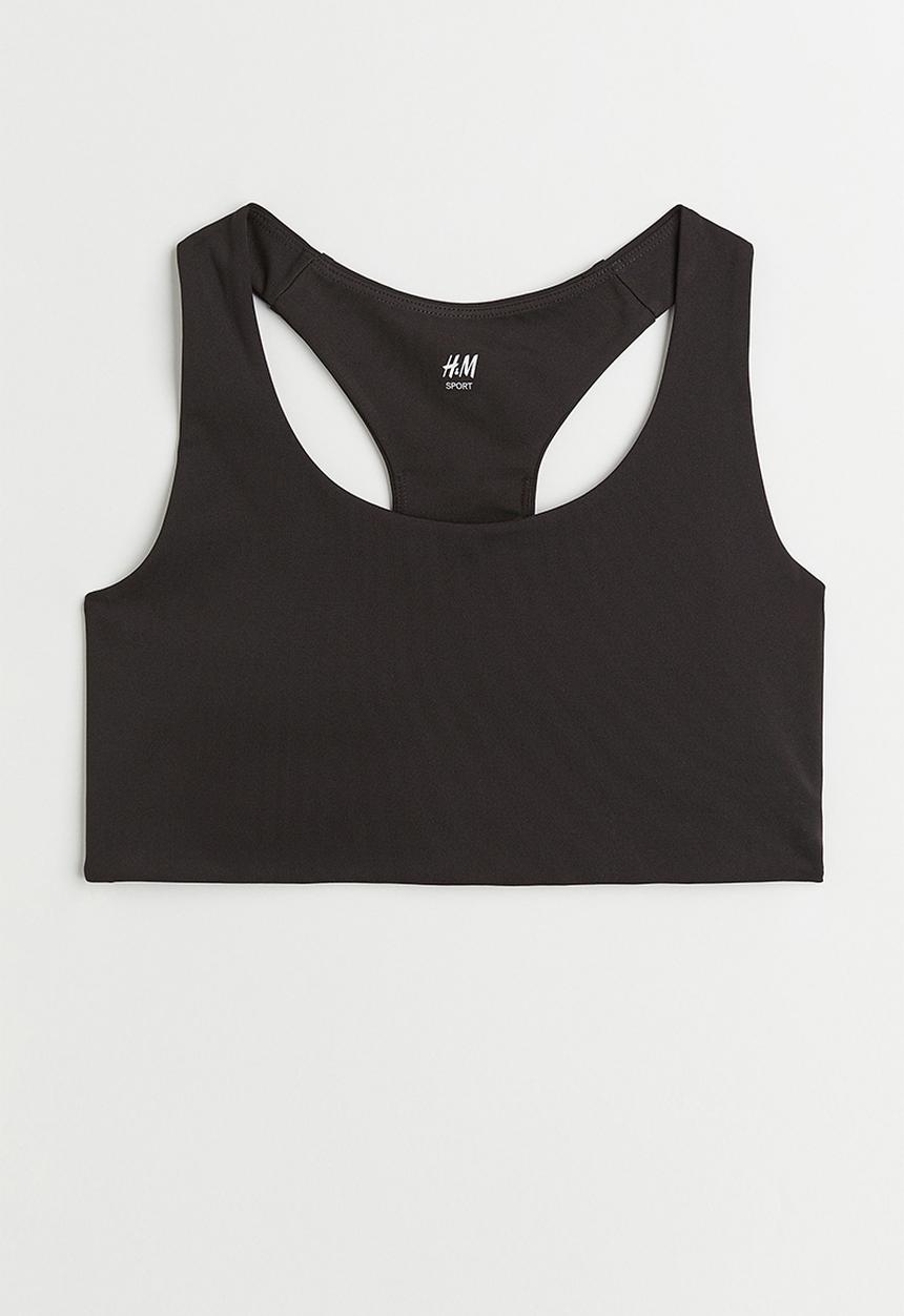 H&M - Medium support sports bra in drymove™ - black