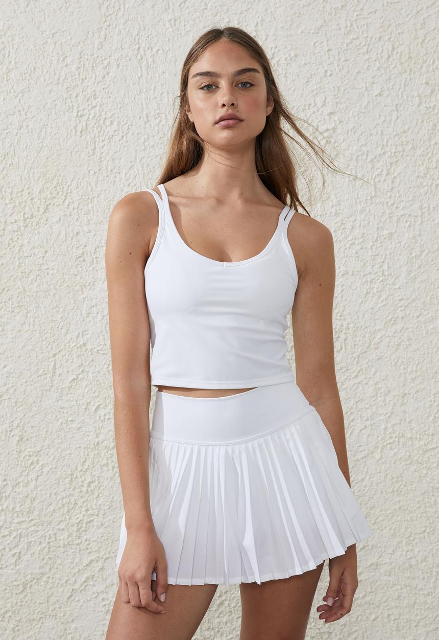 Cotton On - Ultimate longline vestlette - white
