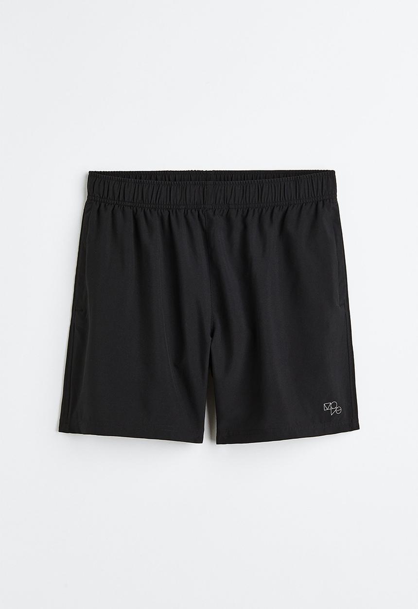 H&M - Fast-drying sports shorts - black