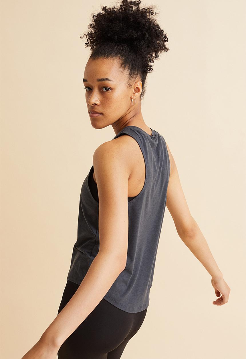 H&M - Sports vest top - dark grey