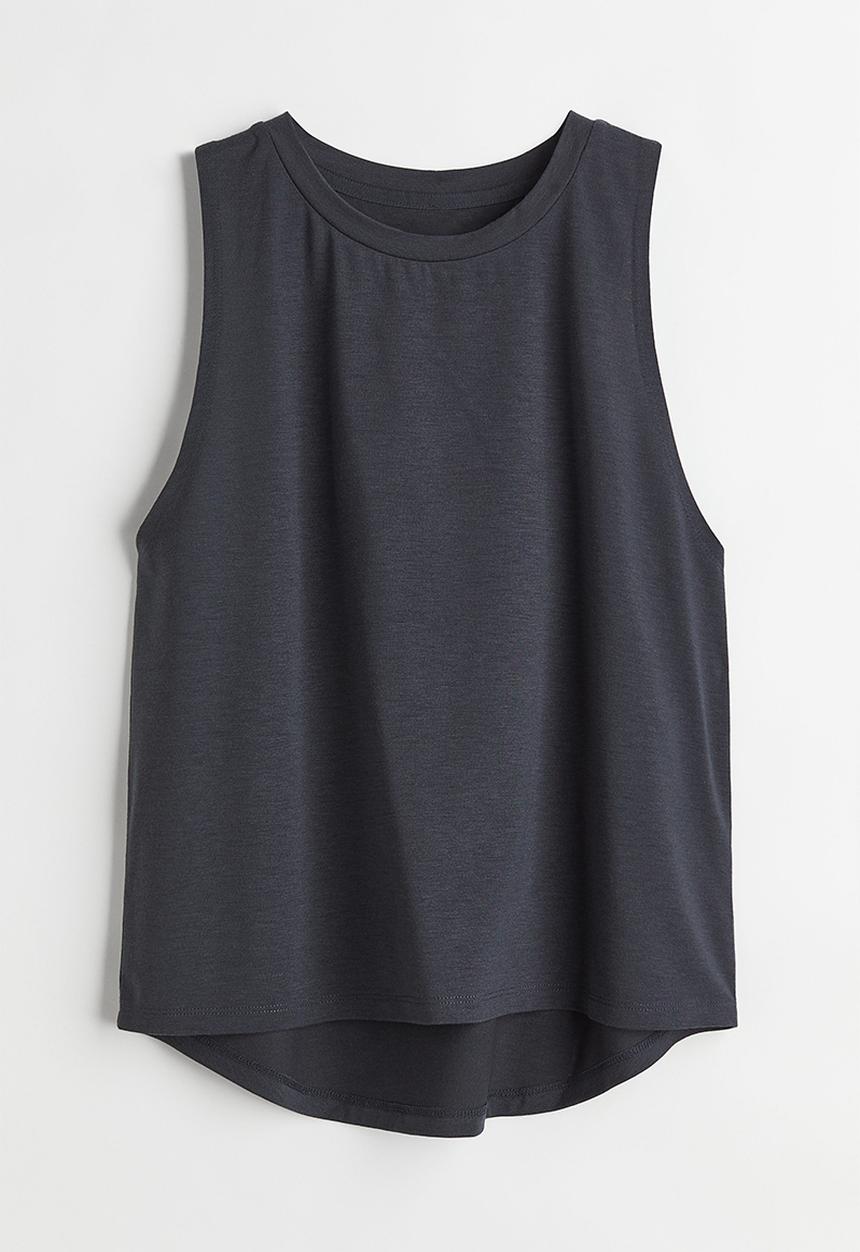 H&M - Sports vest top - dark grey