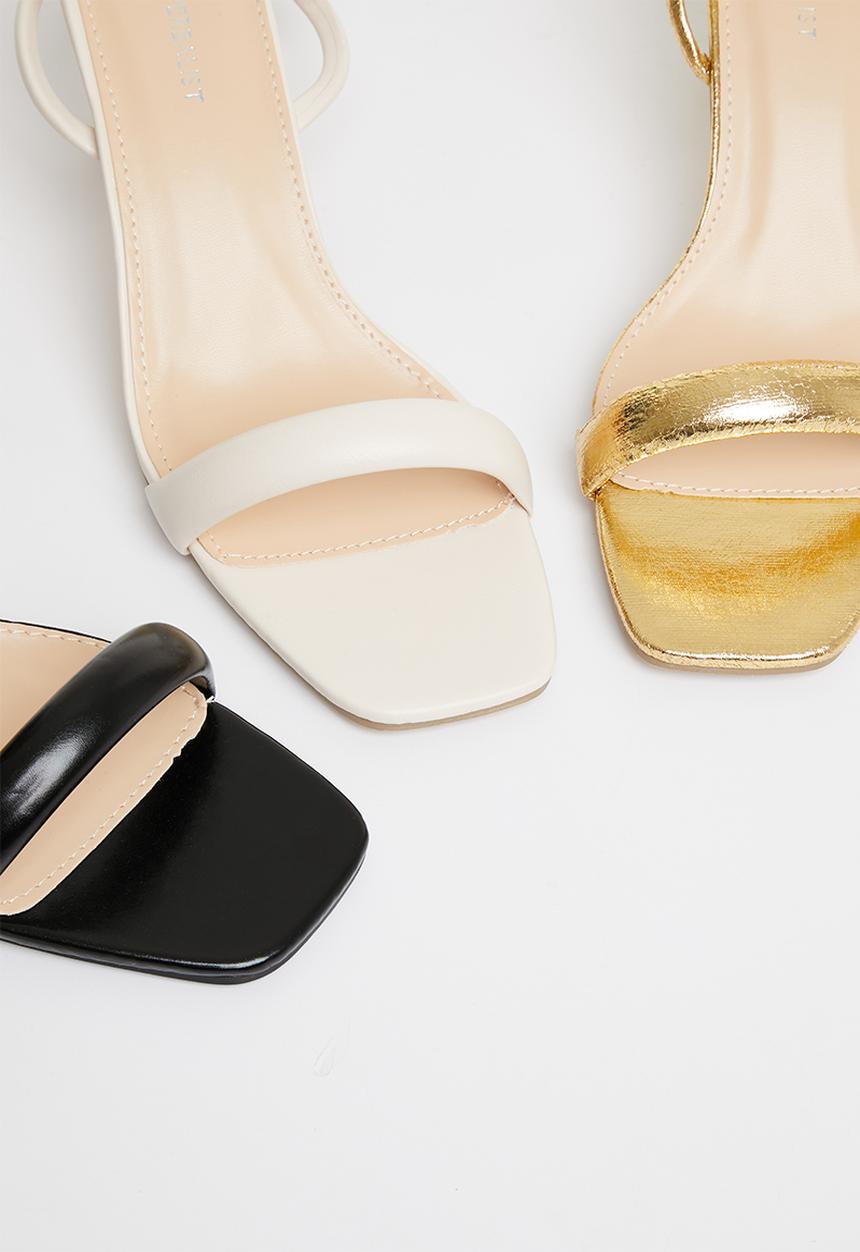 Superbalist - Robyn slingback block heel - gold