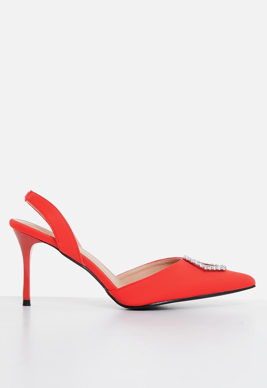 MILLA - Zuri slingback stiletto heel - red