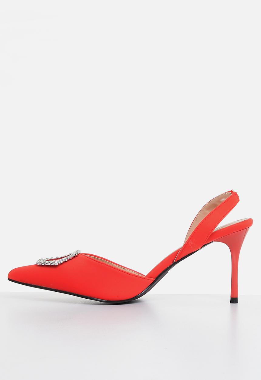 MILLA - Zuri slingback stiletto heel - red