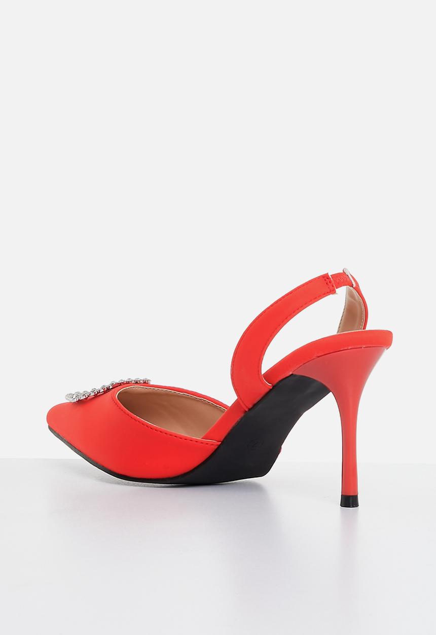 MILLA - Zuri slingback stiletto heel - red