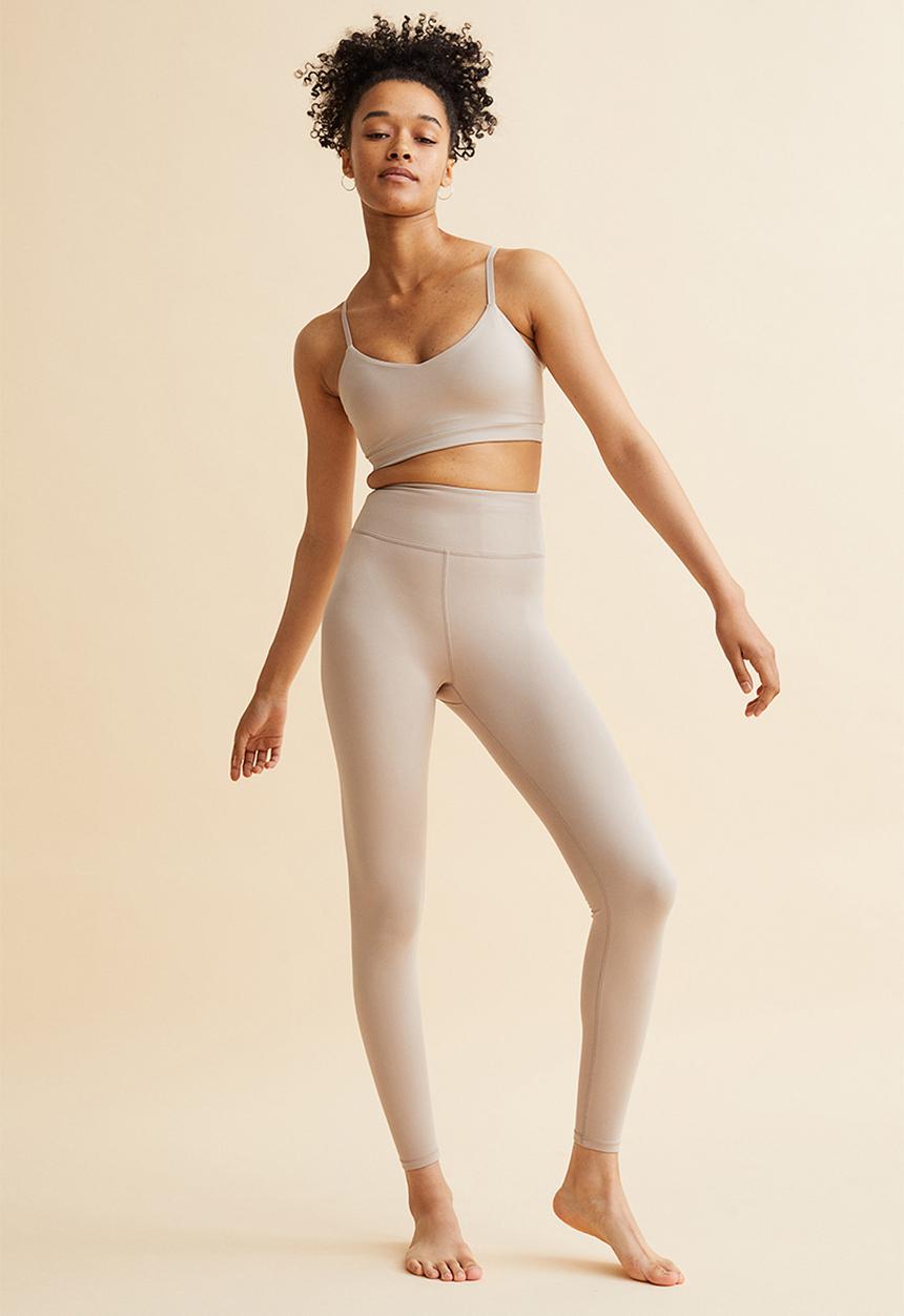 H&M - Super soft sports tights - beige