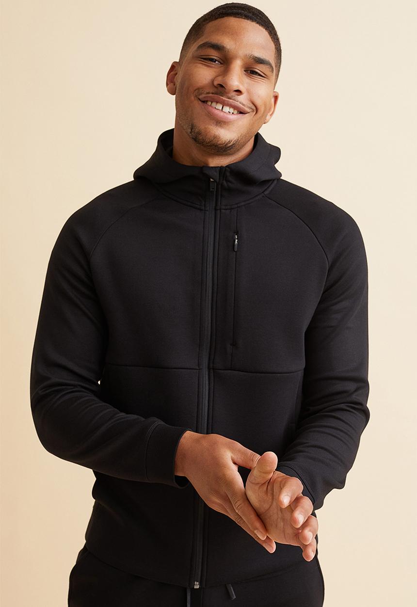 H&M - Fast-drying track jacket - black
