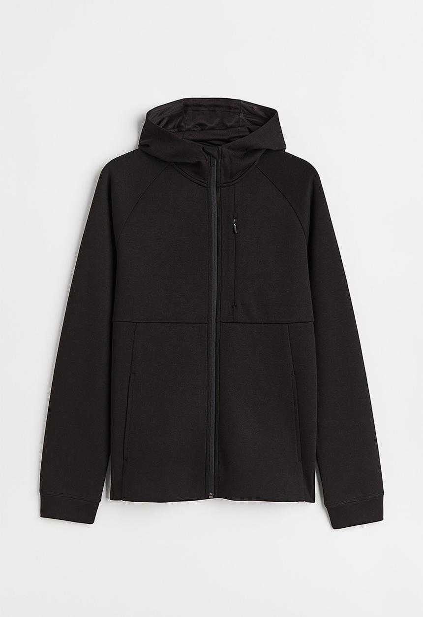 H&M - Fast-drying track jacket - black