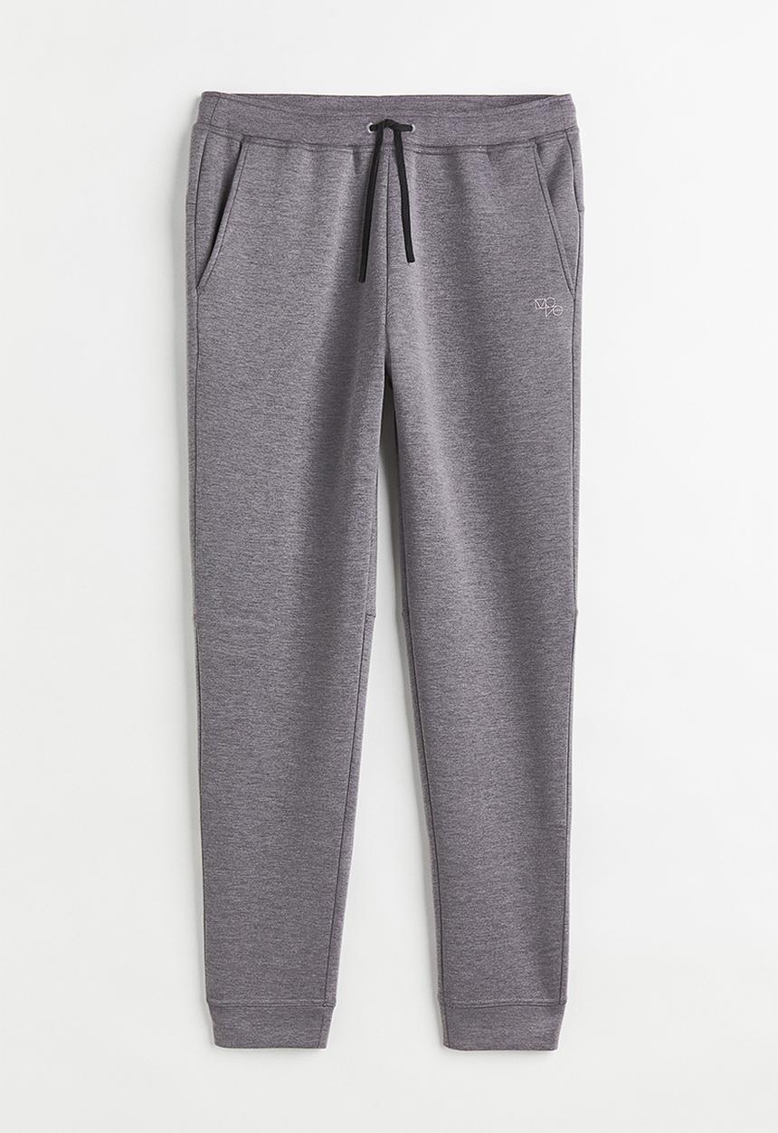 H&M - Fast-drying track pants - dark grey marl