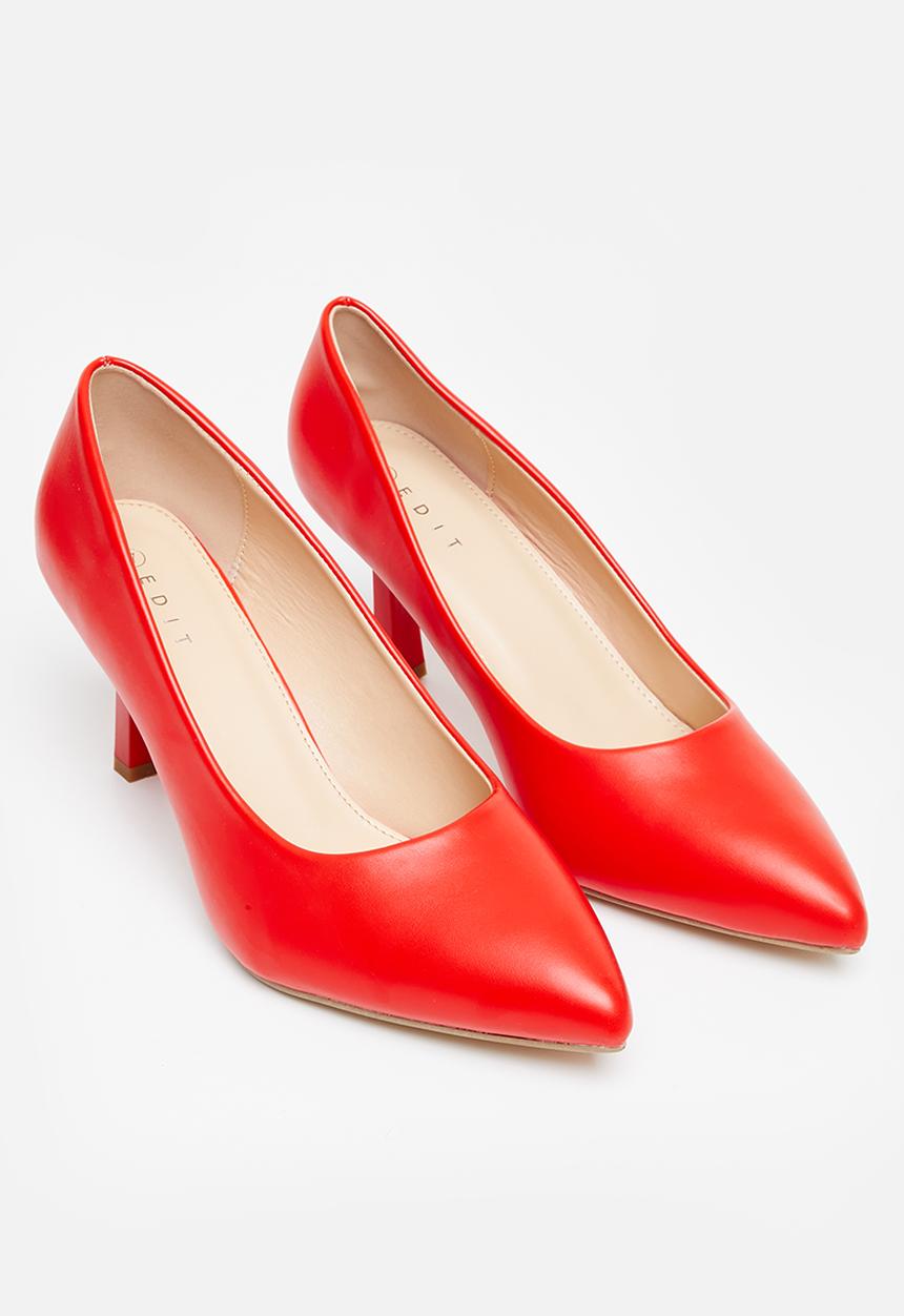 edit - Laverne court stiletto heel - red
