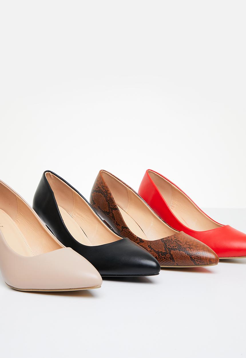 edit - Laverne court stiletto heel - red