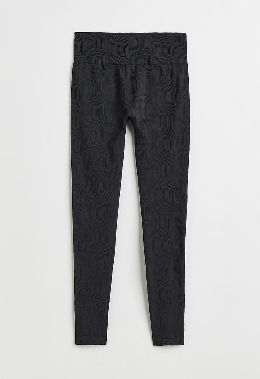 H&M - Seamless sports tights - dark grey