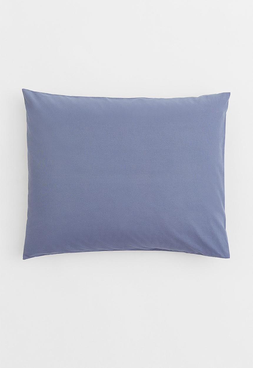 H&M - Cotton pillowcase - blue