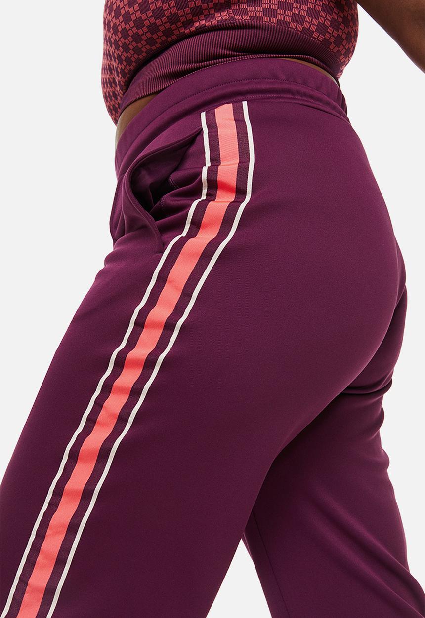 H&M - Track pants with side stripes - plum purple