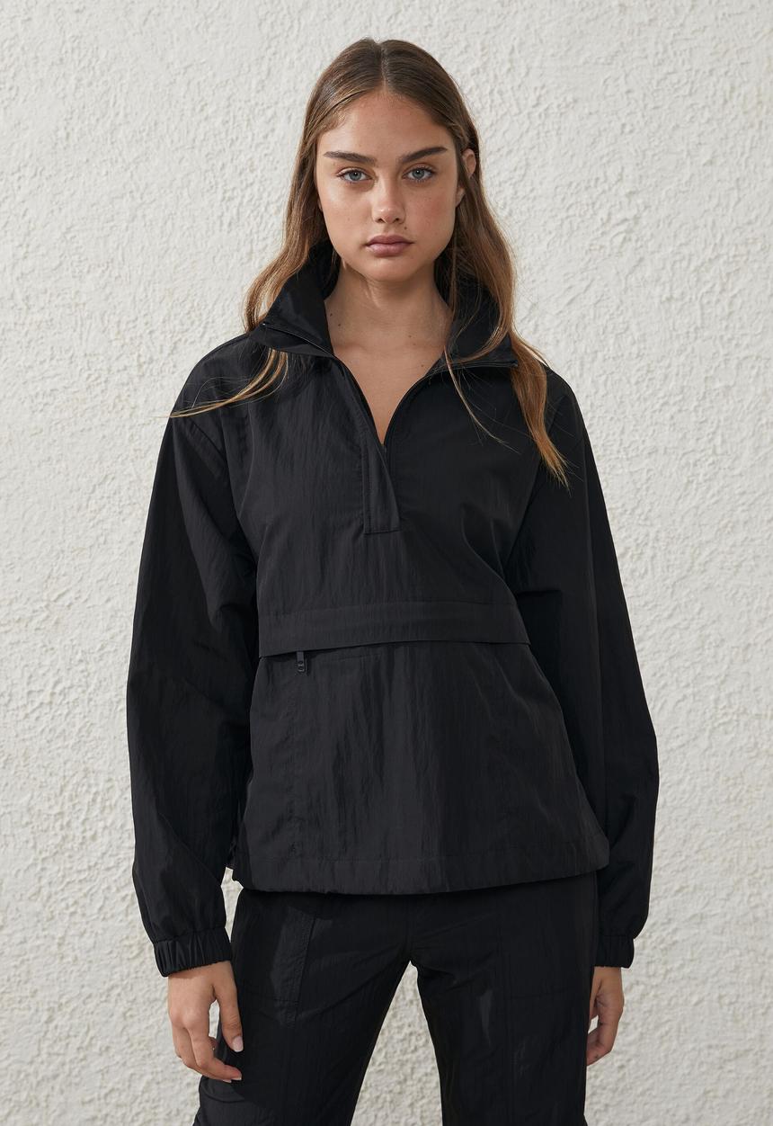 Cotton On - Woven anorak - black