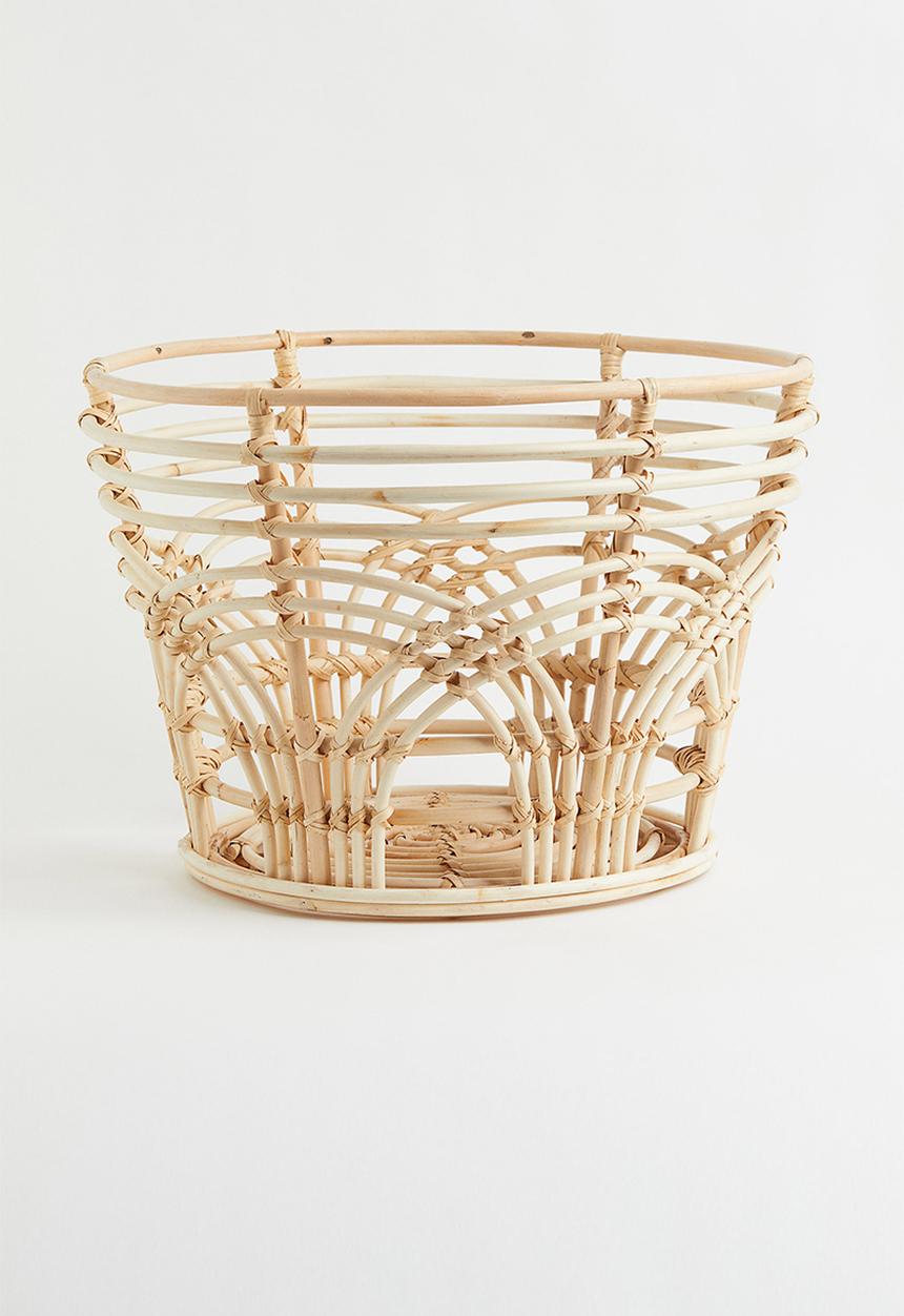 H&M - Rattan basket - beige