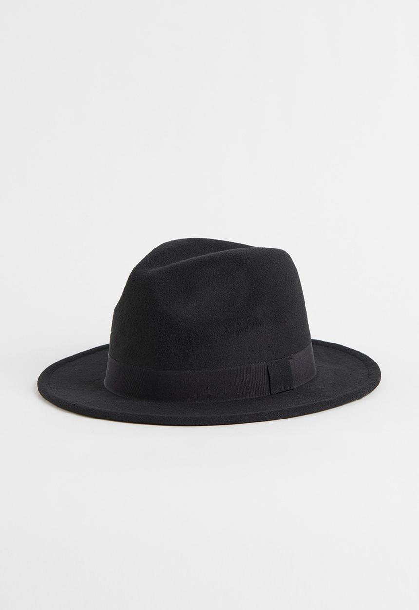 H&M - Felted hat - black
