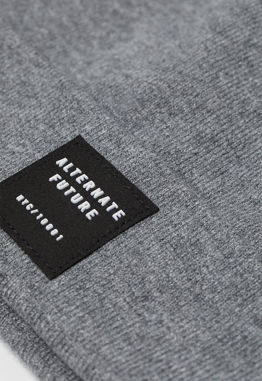 H&M - Fine-knit hat - grey marl