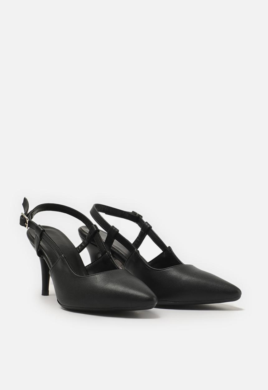 Trendyol - Slingback kitten heel - black