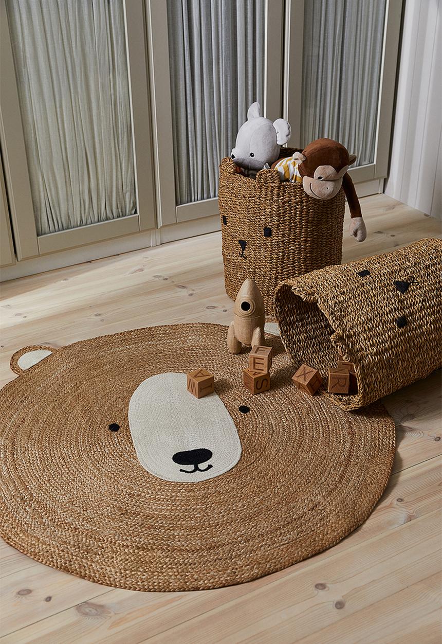 H&M - Round jute rug - bear