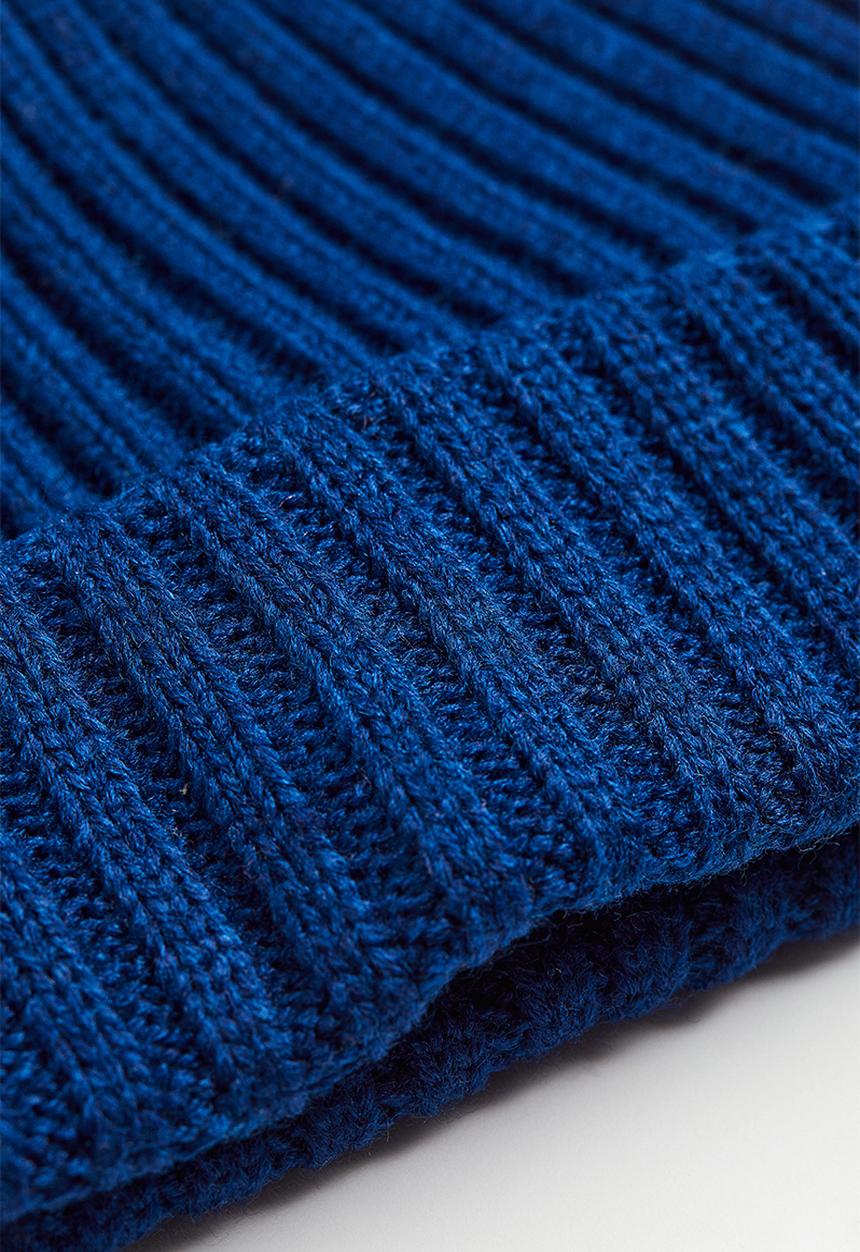 H&M - Rib-knit hat - bright blue