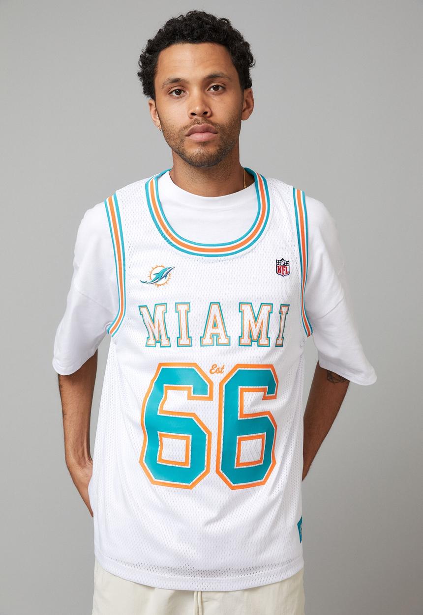 Factorie - NFL Mesh tank - lcn nfl miami dolphins/white
