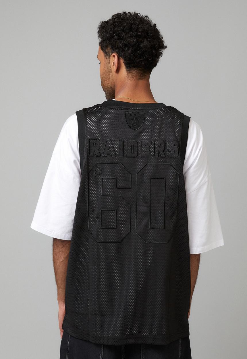Factorie - NFL Mesh Tank- lcn nfl raiders stealth black