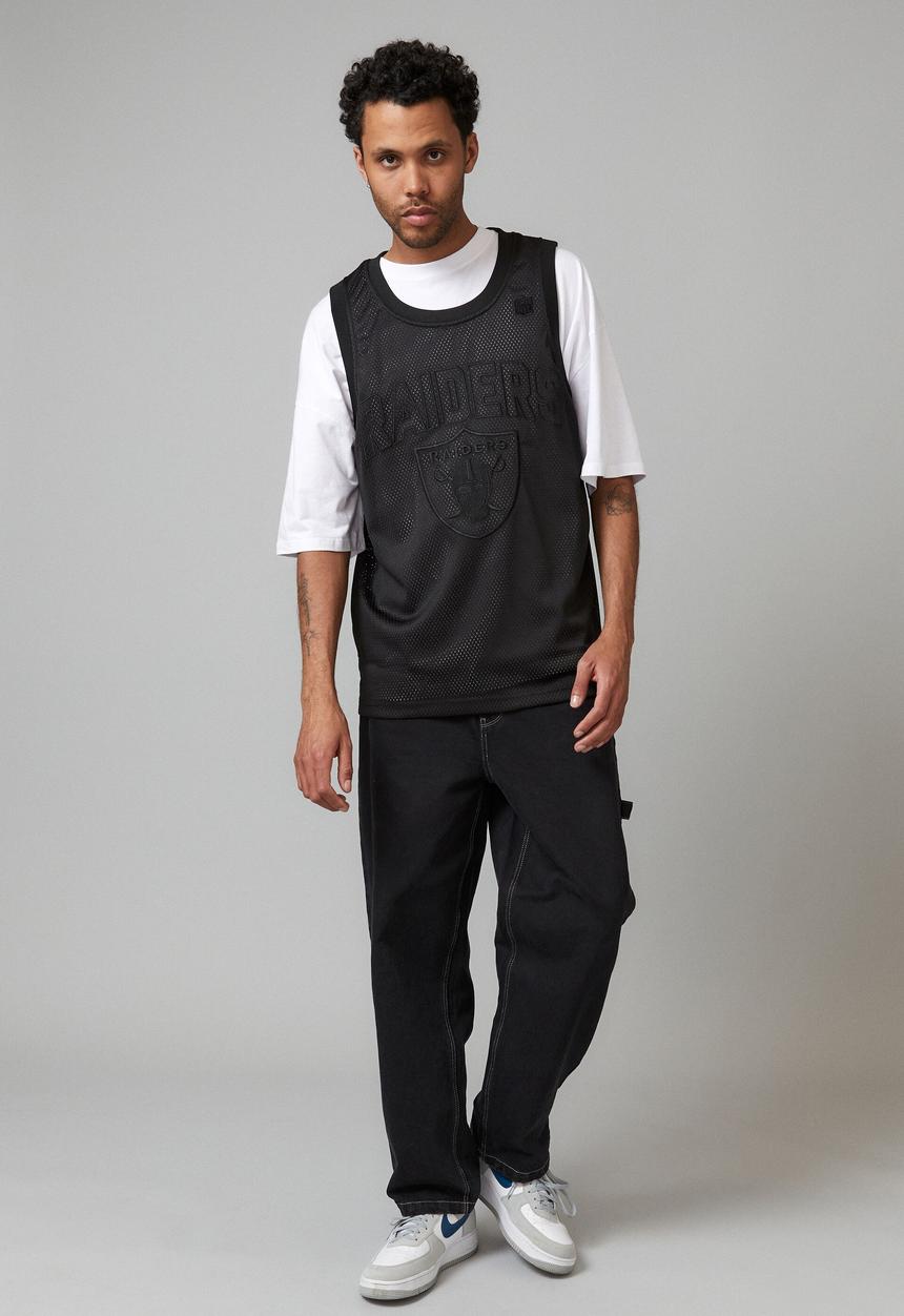 Factorie - NFL Mesh Tank- lcn nfl raiders stealth black