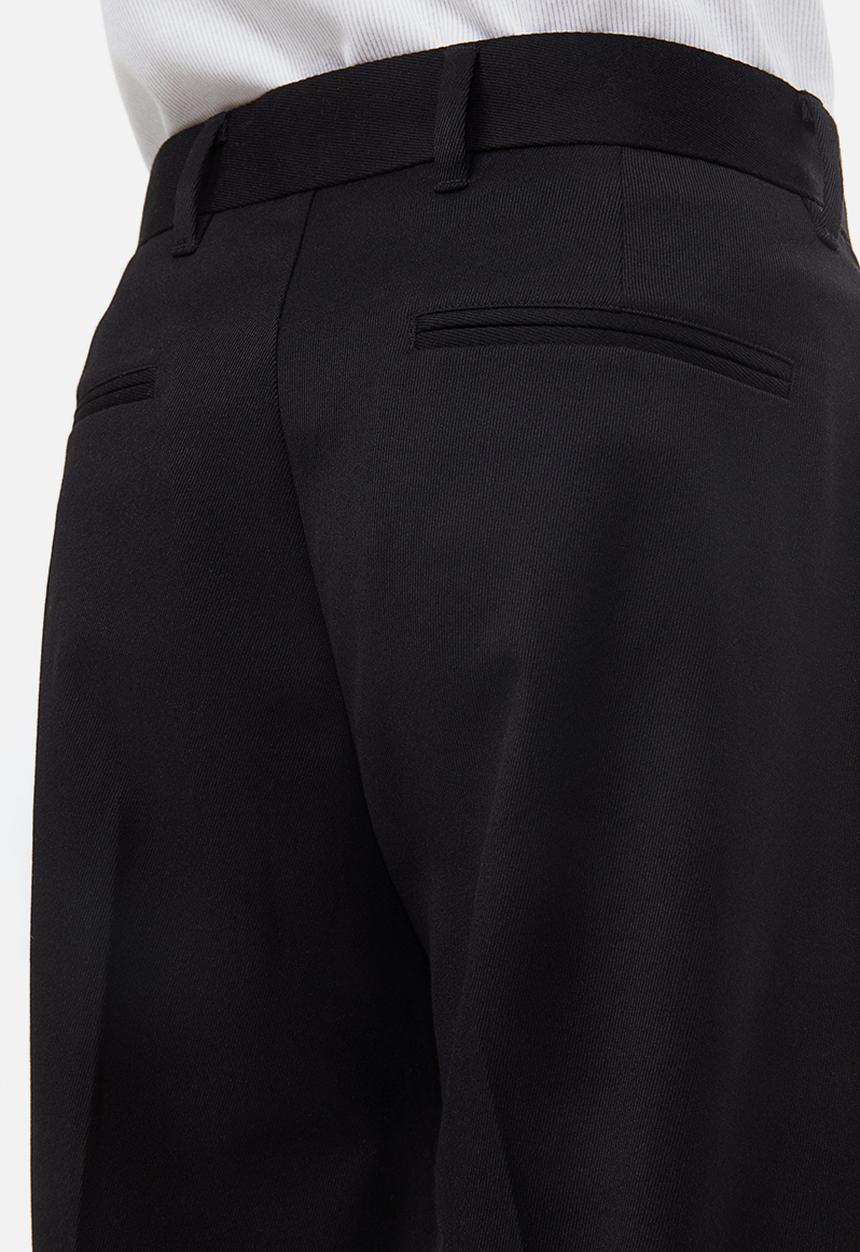 H&M - Relaxed fit trousers - black