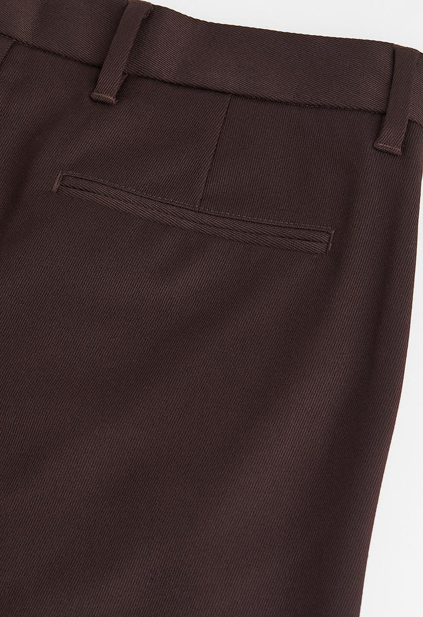 H&M - Relaxed fit trousers - dark brown