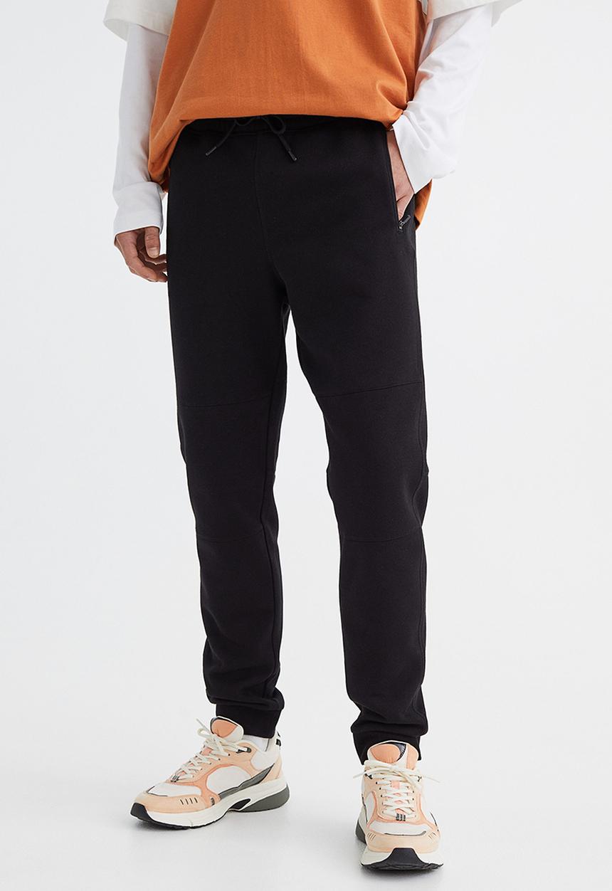 H&M - Slim fit sweatpants - black