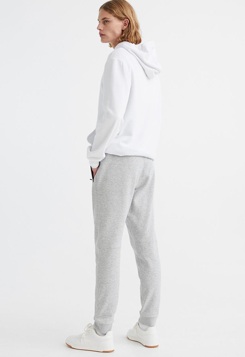 H&M - Slim fit sweatpants - light grey marl