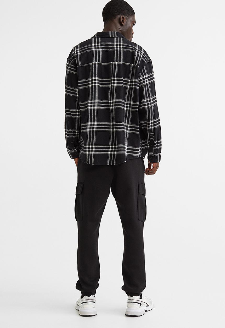 H&M - Cargo sweatpants - black
