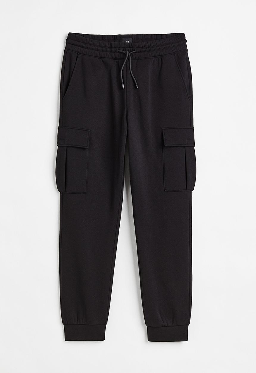 H&M - Cargo sweatpants - black