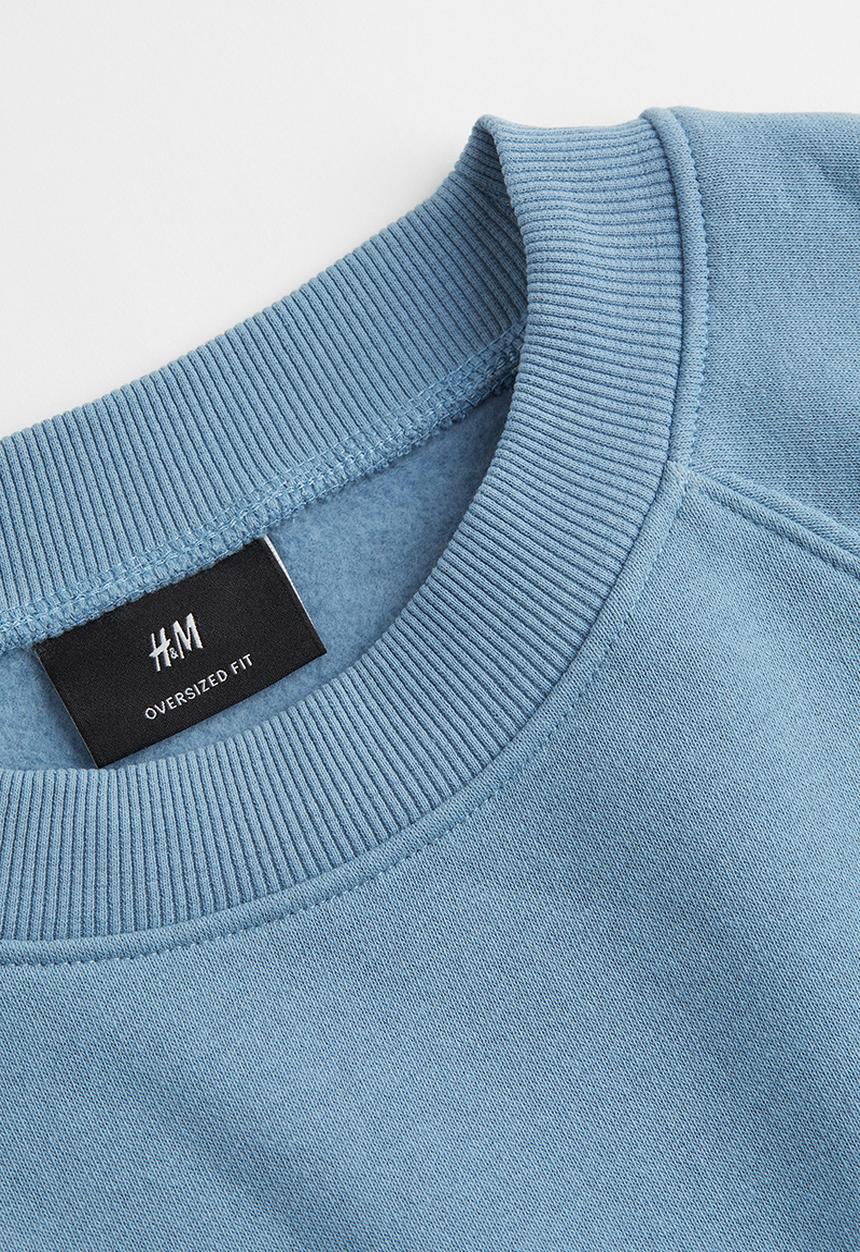 H&M - Oversized fit sweatshirt - blue