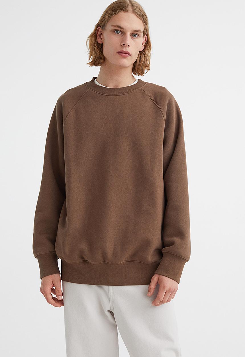 H&M - Oversized fit sweatshirt - brown
