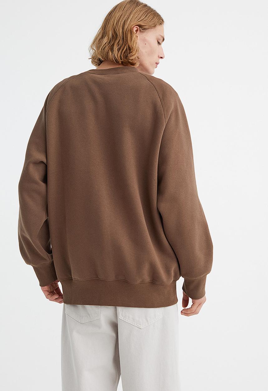 H&M - Oversized fit sweatshirt - brown