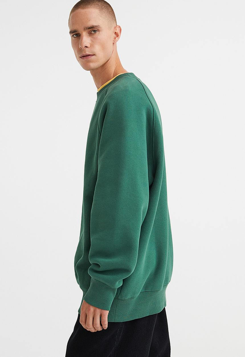 H&M - Oversized fit sweatshirt - green